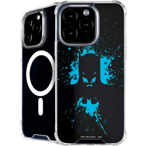 DC Comics Batman Blue Splash character shape iPhone 16 Pro MagSafe Case